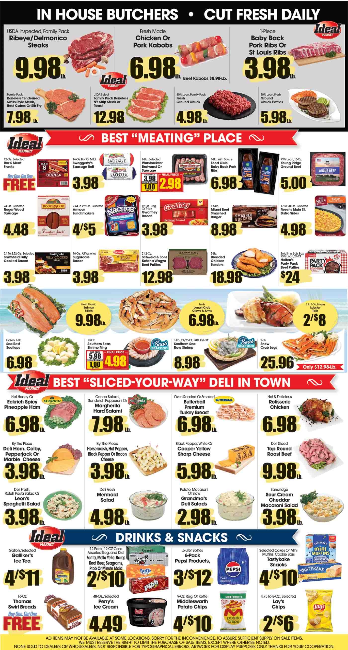 Ideal Market Advertised Specials May 7-13 2026 Page 4 of 4