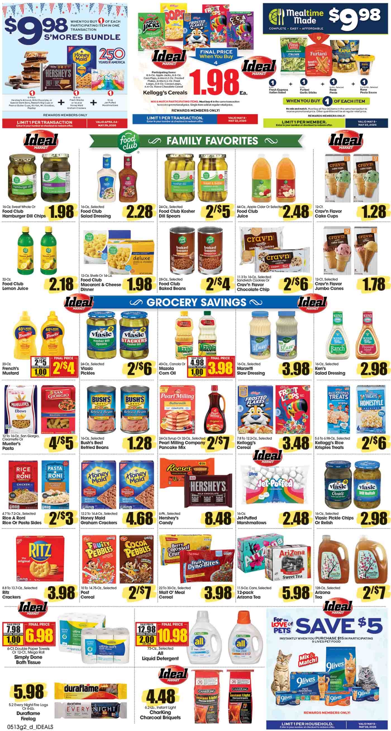 Ideal Market Advertised Specials May 14-20 2026 Page 2 of 4