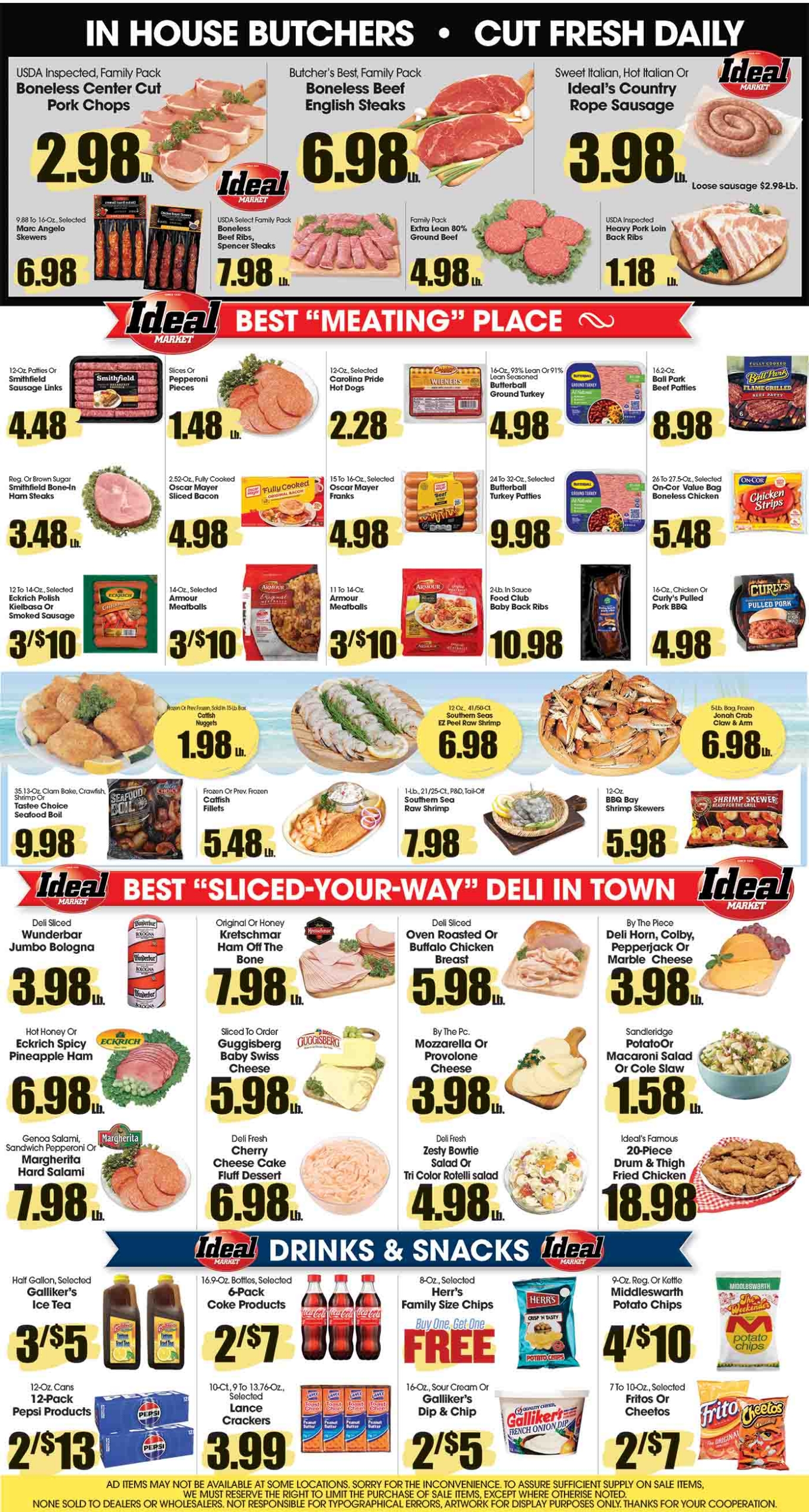 Ideal Market Advertised Specials May 14-20 2026 Page 4 of 4
