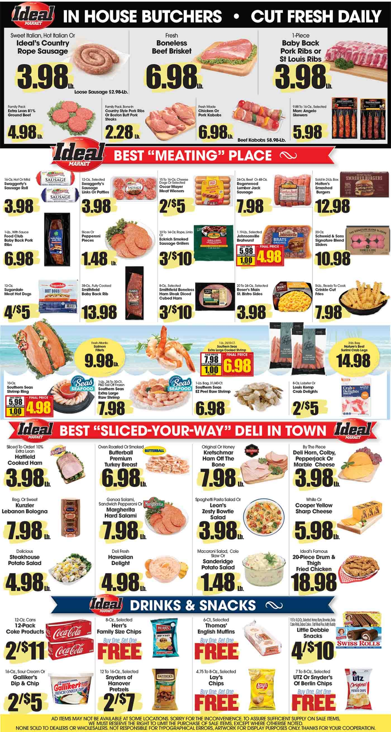 Ideal Market Advertised Specials May 21-27 2026 Page 4 of 4