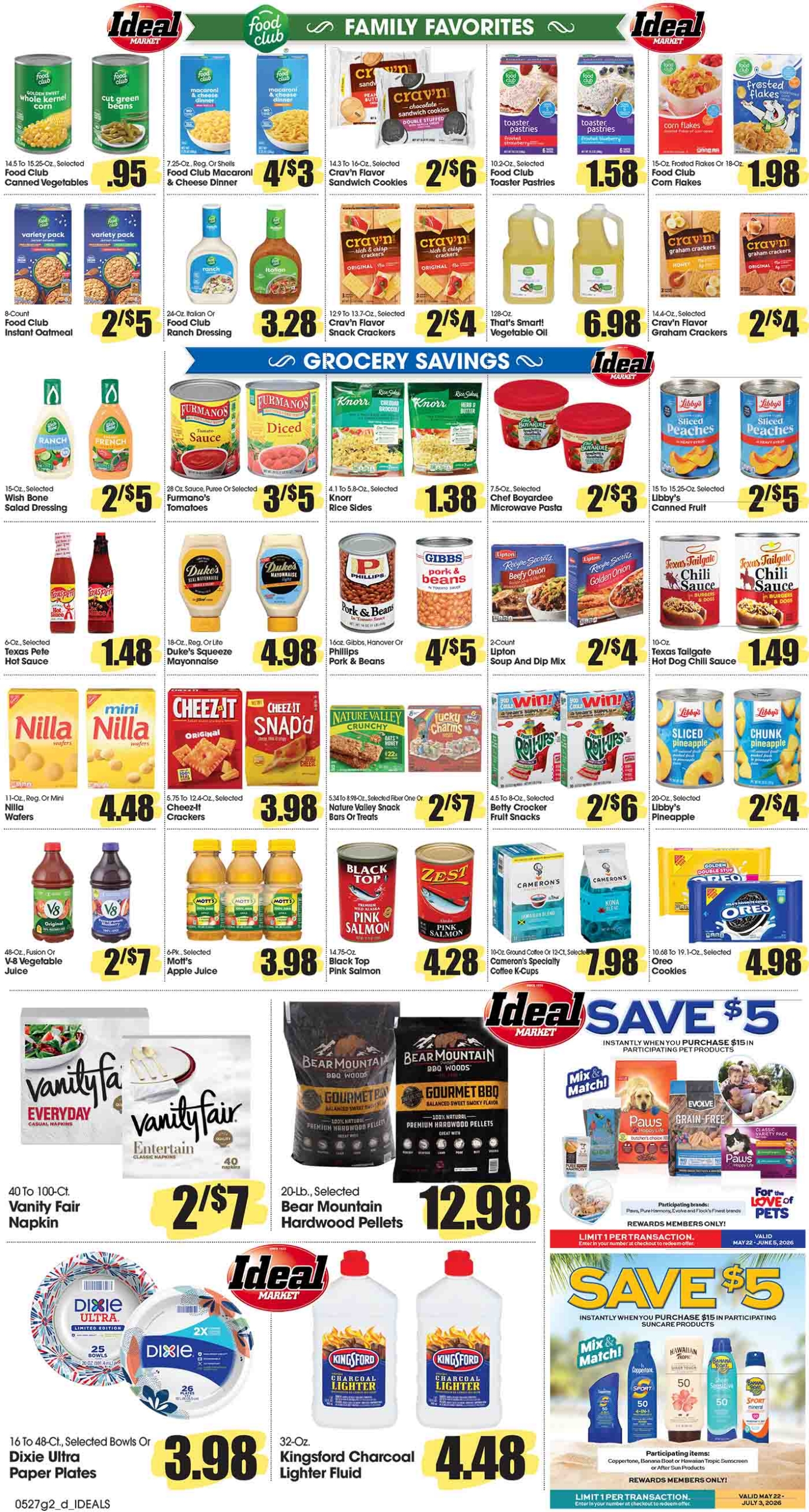 Ideal Market Advertised Specials May 28 thru June 3-2026 Page 2 of 4