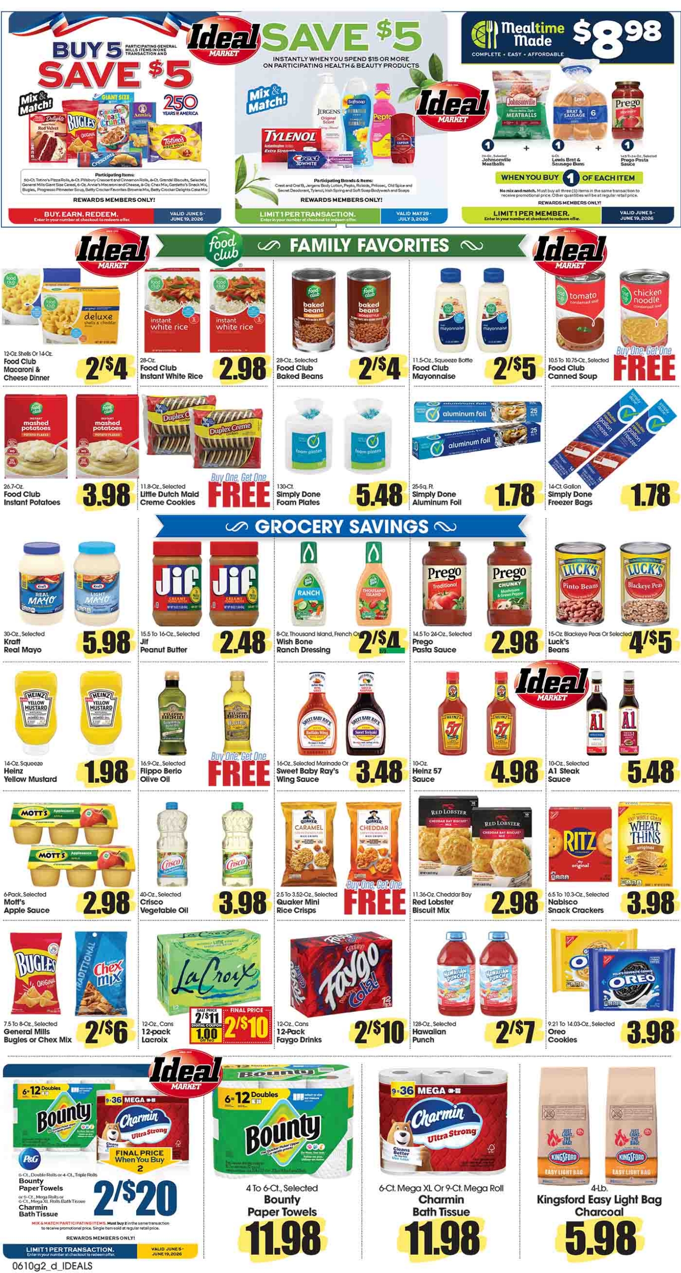 Ideal Market Advertised Specials June 11 thru17-2026 Page 2 of 4