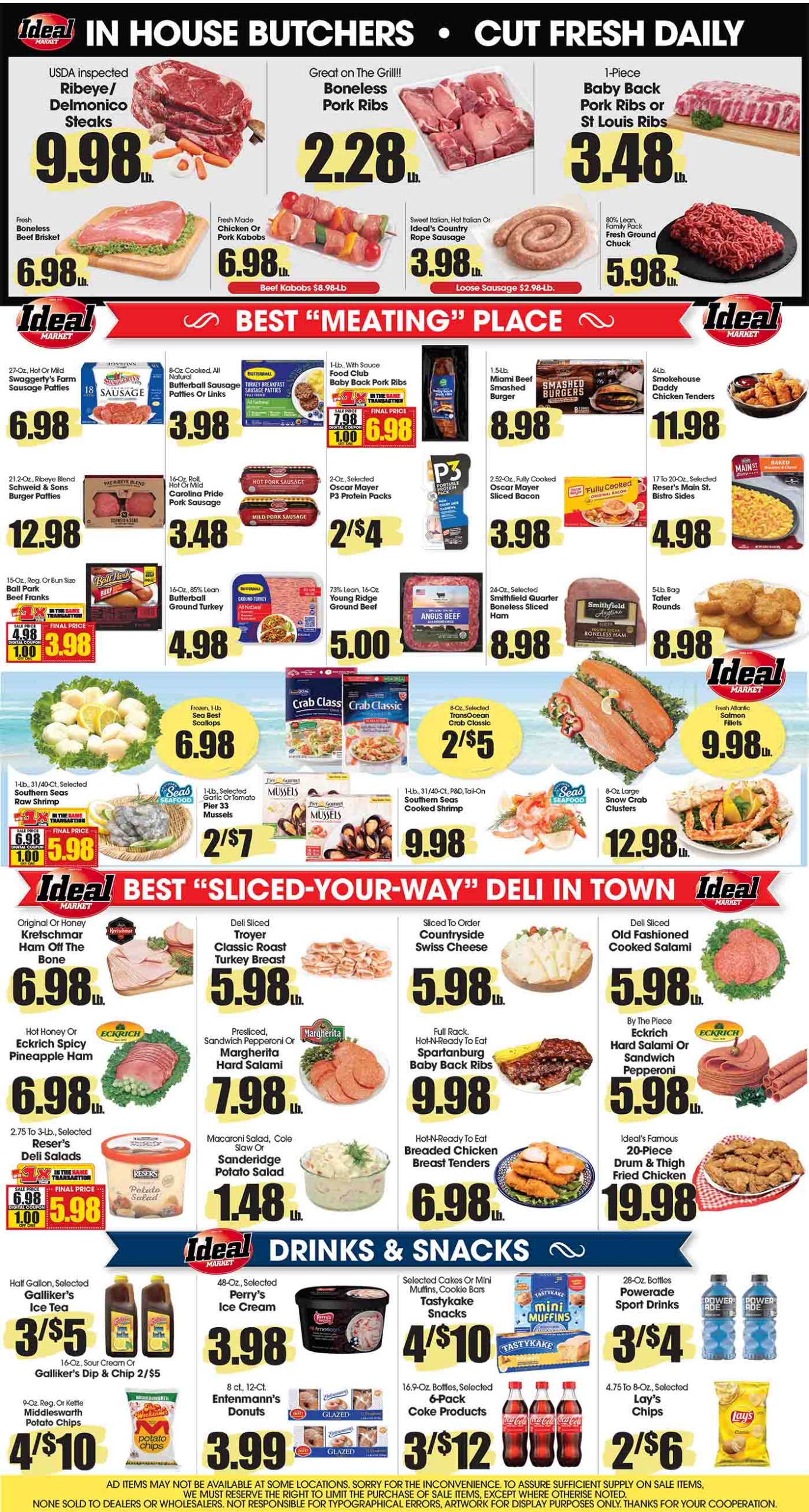 Ideal Market Advertised Specials June 18 thru 24-2026 Page 4 of 4