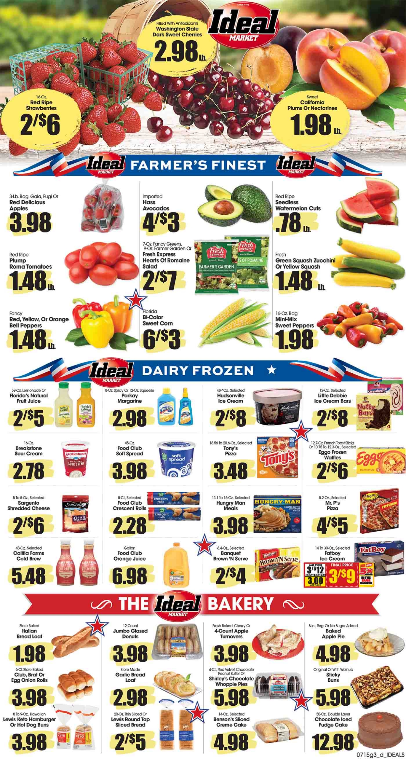 Ideal Market Advertised Specials July 16 thru 22, 2026 Page 3 of 4