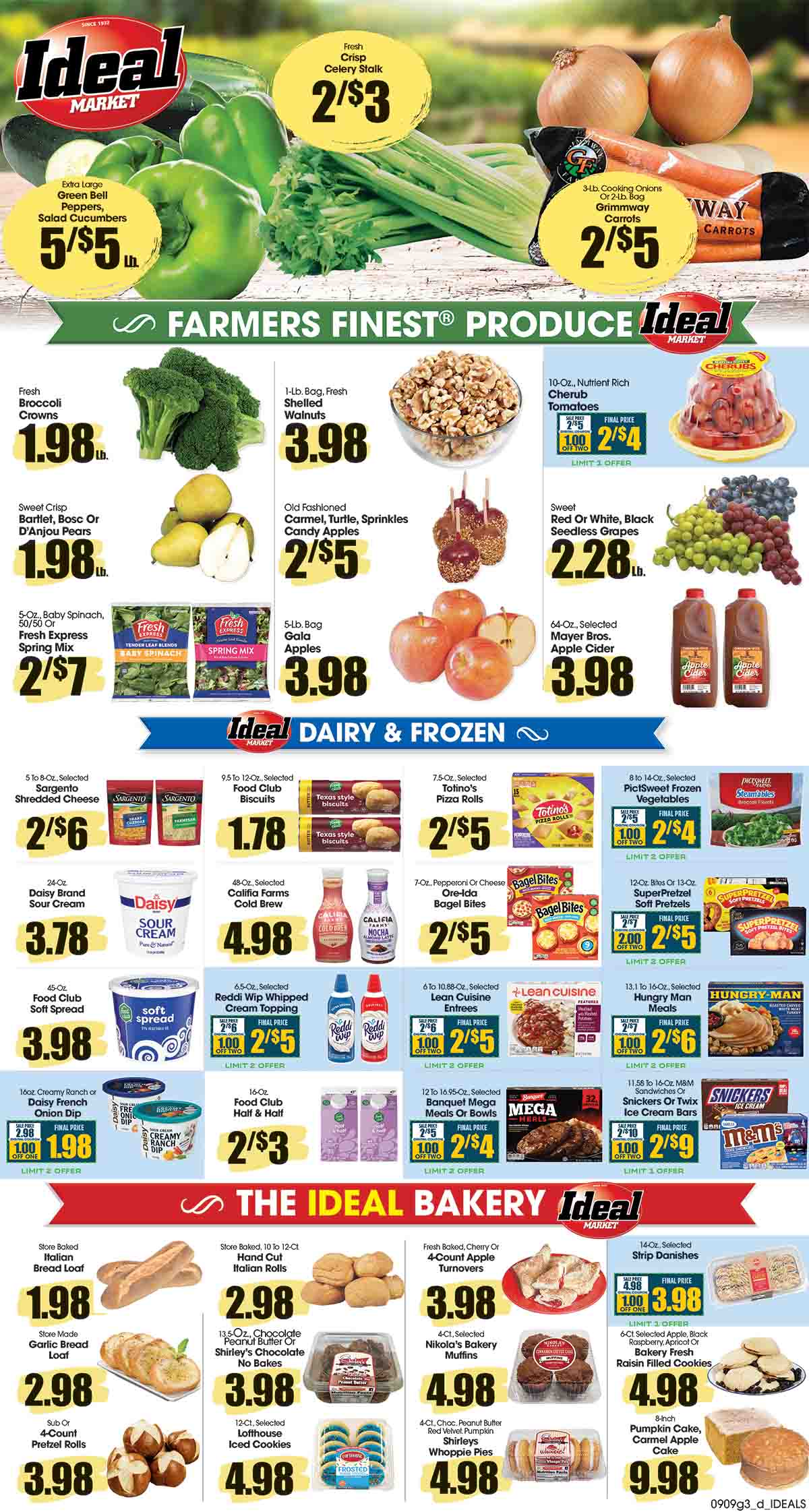Ideal Market Advertised Specials Sept 10 thru 16, 2026 Page 3 of 4