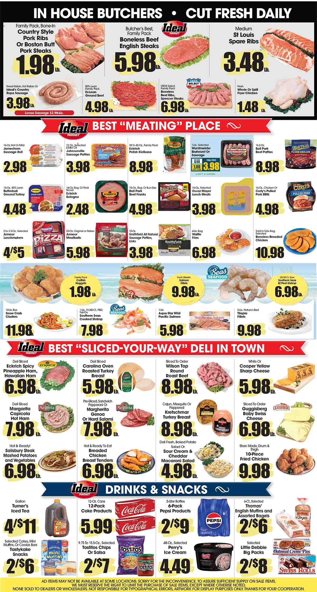 Ideal Market Advertised Specials Sept 10 thru 16, 2026 Page 4 of 4