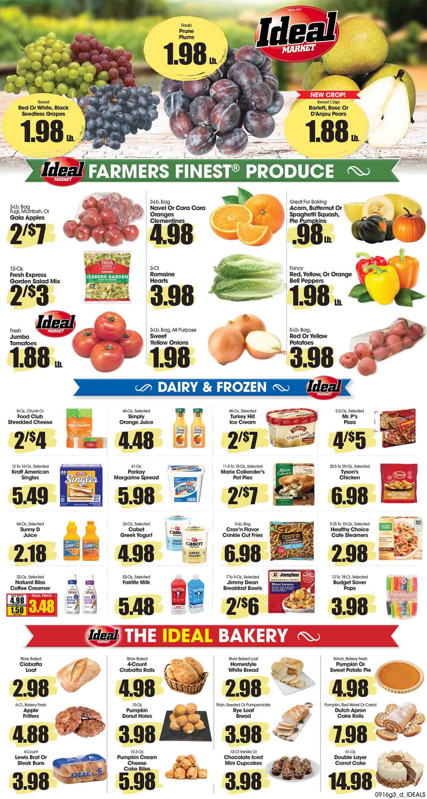 Ideal Market Advertised Specials Sept 17 thru 23, 2026 Page 3 of 4
