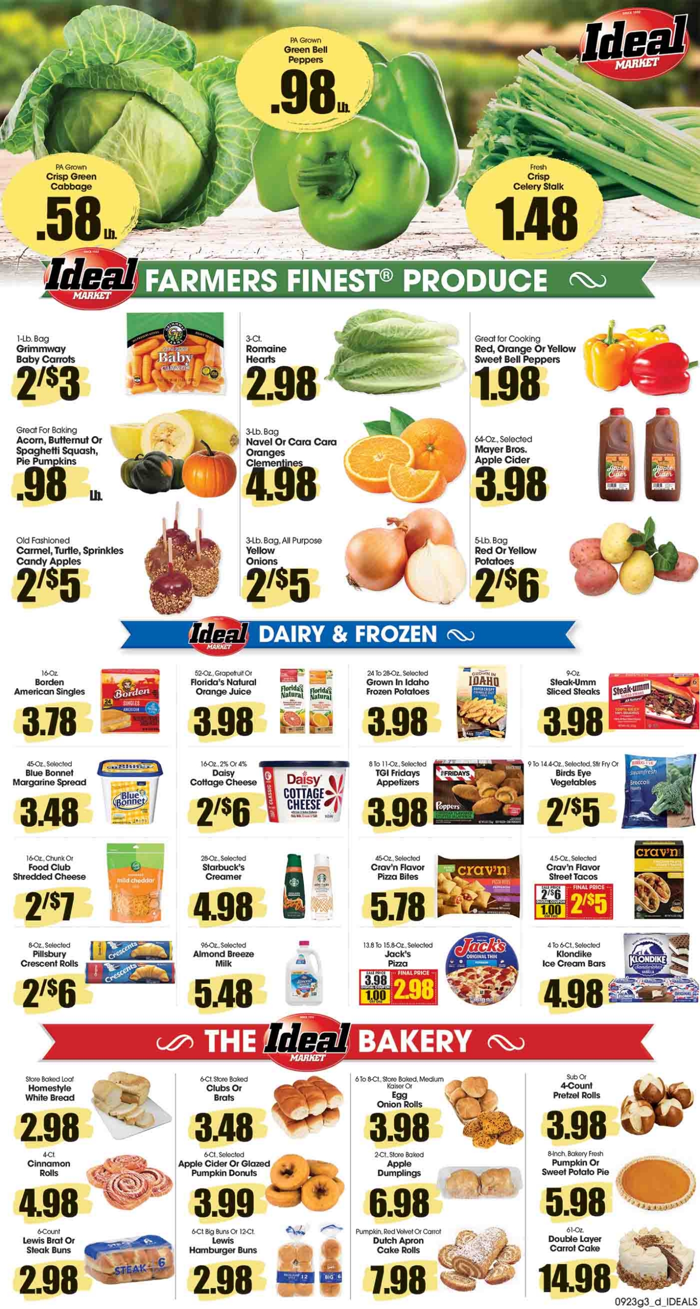 Ideal Market Advertised Specials Sept 24 thru 30, 2026 Page 3 of 4