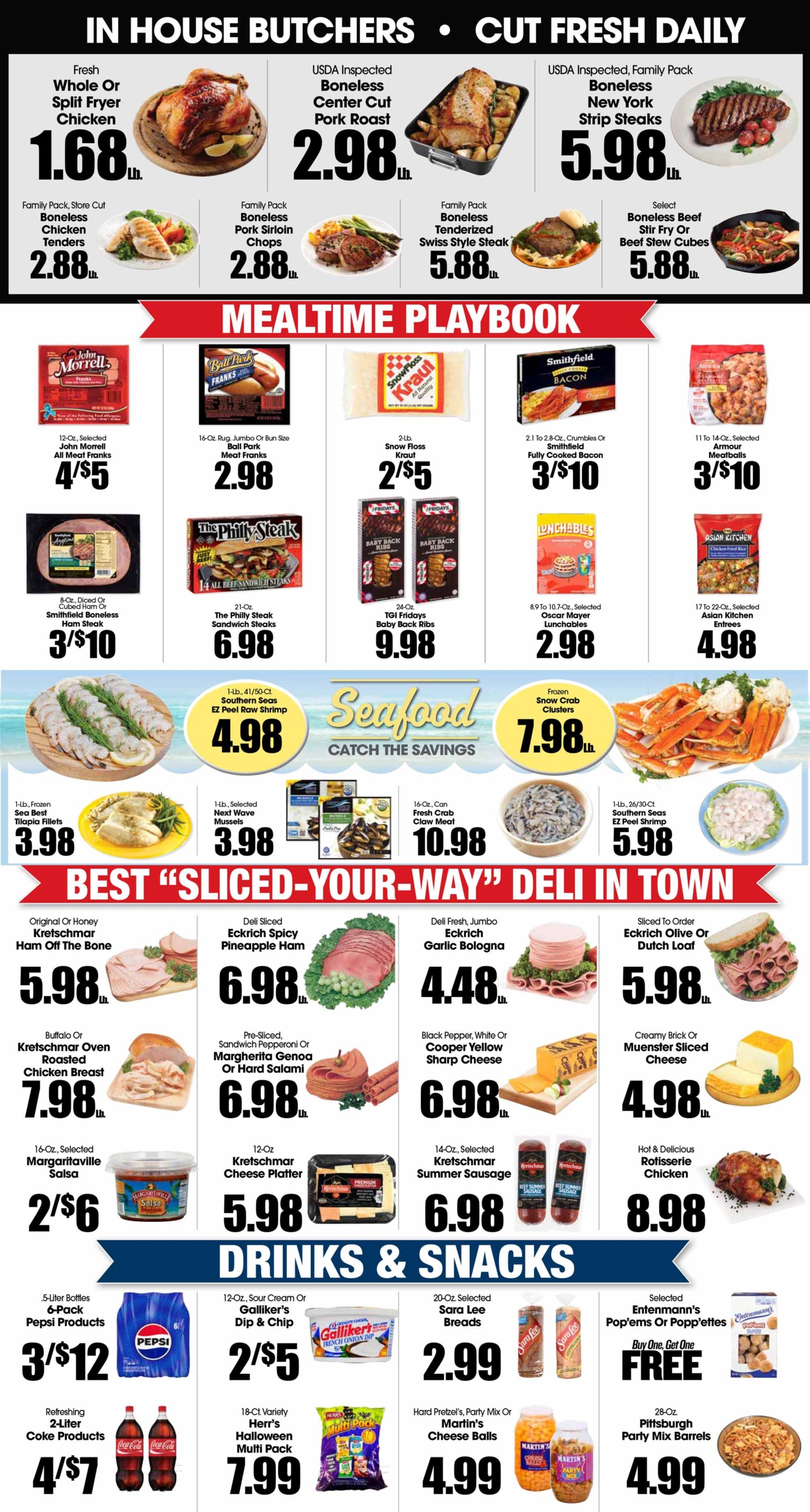 Ideal Market Advertised Specials Oct 23-29, 2024 Page 4 of 4