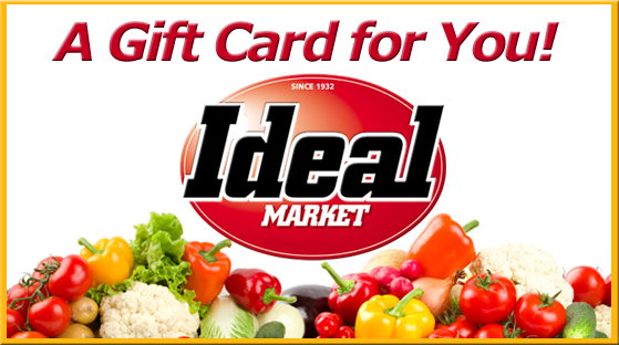 Ideal Market Gift Card Sample