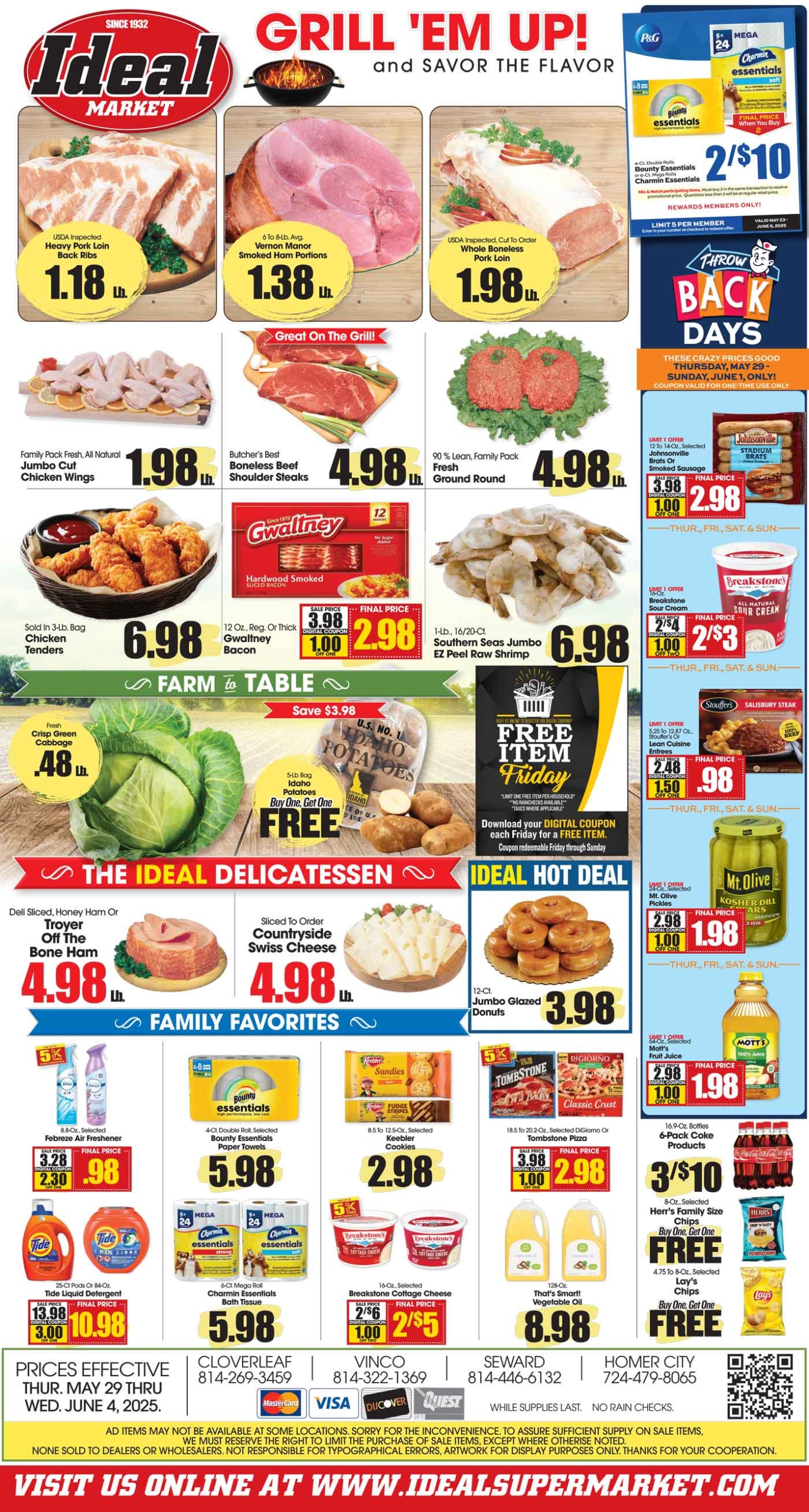 Ideal Market Advertised Specials May 29-June 4, 2025 Page 1 of 4